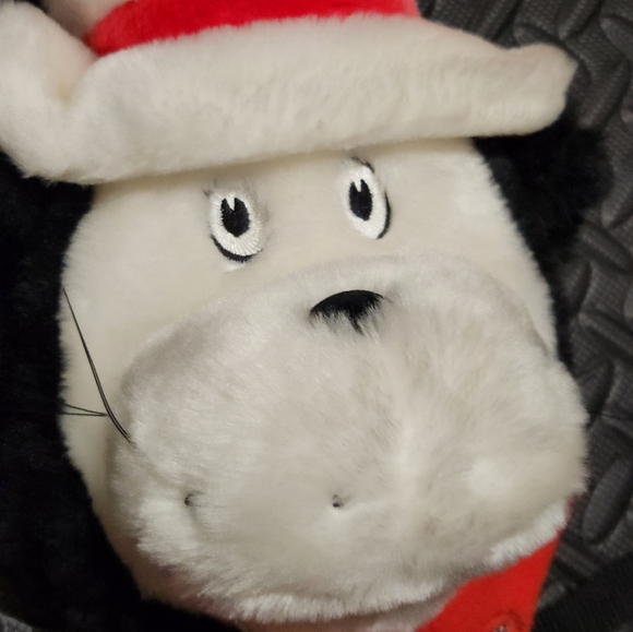 90s Vintage Cat in the Hat Plush Backpack Nostalgia - Picture 4 of 6